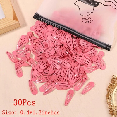 10/50 bucăți 1,2 inci pentru fetițe drăguț Snap BB agrafe de păr mini copii agrafe de păr barete de culoare uni accesorii de păr pentru nou-născut