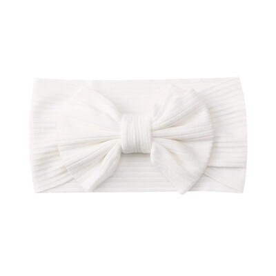 Bentite pentru bebeluși, tricotate de culoare bomboană, fundă în coastă, elastice, moi, pentru nou-născut, pentru fetițe, copii, turban, accesorii pentru copii