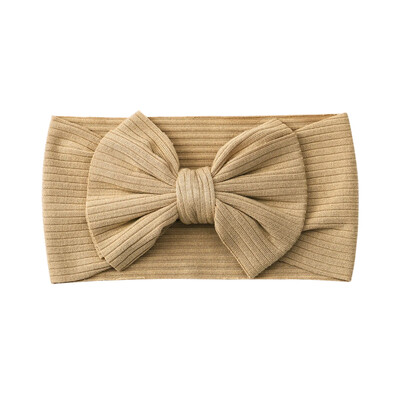 Bentite pentru bebeluși, tricotate de culoare bomboană, fundă în coastă, elastice, moi, pentru nou-născut, pentru fetițe, copii, turban, accesorii pentru copii