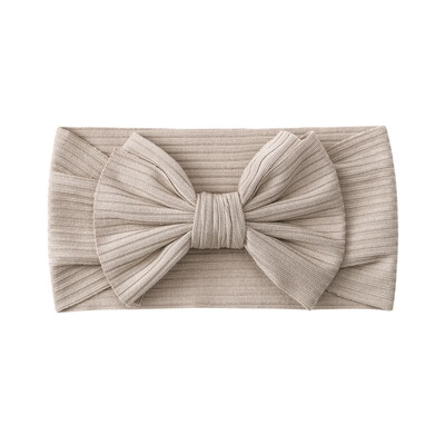 Bentite pentru bebeluși, tricotate de culoare bomboană, fundă în coastă, elastice, moi, pentru nou-născut, pentru fetițe, copii, turban, accesorii pentru copii