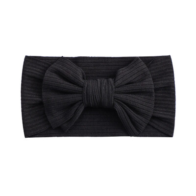 Bentite pentru bebeluși, tricotate de culoare bomboană, fundă în coastă, elastice, moi, pentru nou-născut, pentru fetițe, copii, turban, accesorii pentru copii