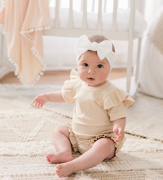 5 bucăți bentite din nailon pentru nou-născuți, funde de păr, turbane înnodate super elastice pentru fete nou-născuți sugari copii mici