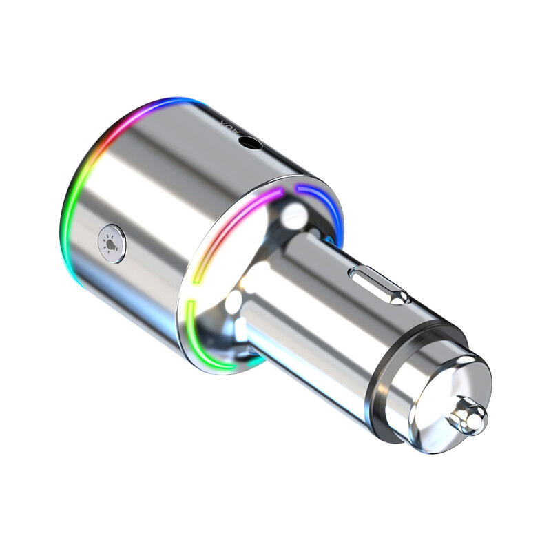 FM raidītājs Audio uztvērējs Auto MP3 atskaņotājs PD +QC3.0 Dual USB ātra uzlāde ar Bluetooth saderīgs 5.3 brīvroku automašīnas komplekts