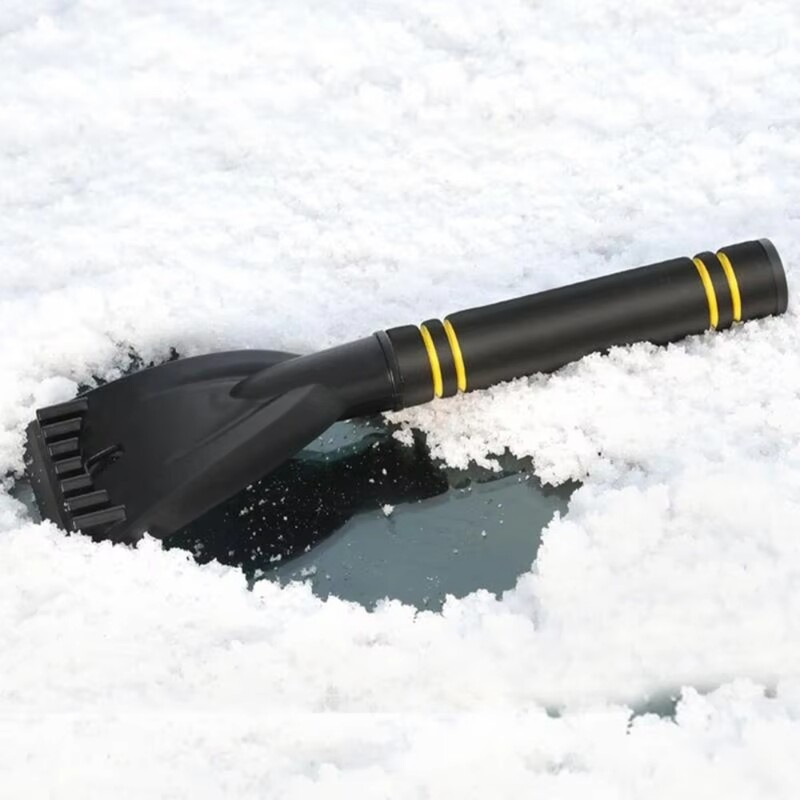 Jauna maza sniega lāpstas birste pārnēsājama, izturīga ledus skrāpis, izturīgs neslīdošs logu tīrīšanas rīks automašīnas vējstikls