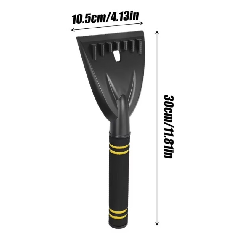 Jauna maza sniega lāpstas birste pārnēsājama, izturīga ledus skrāpis, izturīgs neslīdošs logu tīrīšanas rīks automašīnas vējstikls