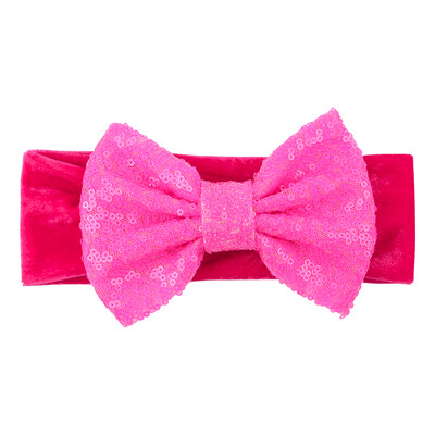 Бебешка мека 5-инчова лента за глава с панделка за коса Деца Момичета Кадифена лента за глава Снимка на малко дете Професионални аксесоари за коса Направи си сам