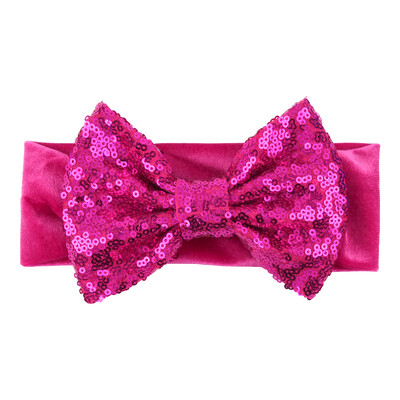 Бебешка мека 5-инчова лента за глава с панделка за коса Деца Момичета Кадифена лента за глава Снимка на малко дете Професионални аксесоари за коса Направи си сам