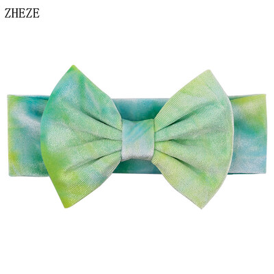 Бебешка мека 5-инчова лента за глава с панделка за коса Деца Момичета Кадифена лента за глава Снимка на малко дете Професионални аксесоари за коса Направи си сам