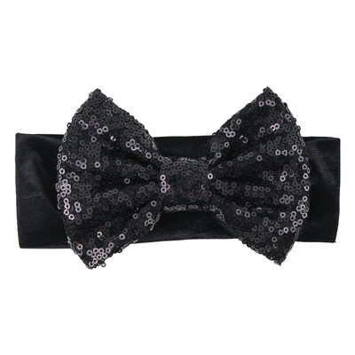 Бебешка мека 5-инчова лента за глава с панделка за коса Деца Момичета Кадифена лента за глава Снимка на малко дете Професионални аксесоари за коса Направи си сам