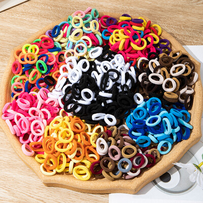 100/300/500 buc benzi elastice de păr fete copii coadă de cal ține cravată de păr banda de cauciuc scrunchie accesorii de păr pentru copii pentru femei