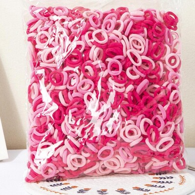 100/300/500 buc benzi elastice de păr fete copii coadă de cal ține cravată de păr banda de cauciuc scrunchie accesorii de păr pentru copii pentru femei