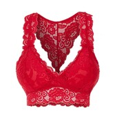 Ženske velike grudnjake s prslukom Seksi grudnjaci s podlogom za grudi s V-izrezom Bešavno donje rublje Jednobojni uski sportski grudnjaci Vruće skupljeni grudnjak S-3xl