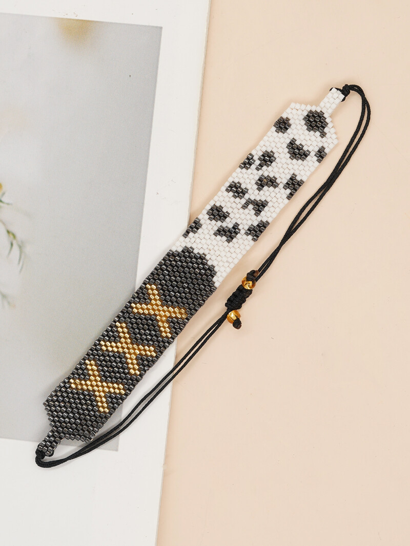 1 buc. brățări Hadnamde pentru femei 2023, nou la modă, bijuterii de prietenie boho, populare lucrate manual cu mărgele design mexican