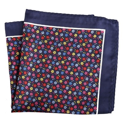 Tailor Smith muški rupčić s cvjetnim sidrom, karirane maramice s printom na točkice, poliesterske maramice, poslovni džepni kvadrat 33x33 CM