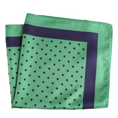 Tailor Smith muški rupčić s cvjetnim sidrom, karirane maramice s printom na točkice, poliesterske maramice, poslovni džepni kvadrat 33x33 CM