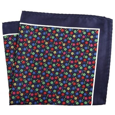 Tailor Smith muški rupčić s cvjetnim sidrom, karirane maramice s printom na točkice, poliesterske maramice, poslovni džepni kvadrat 33x33 CM