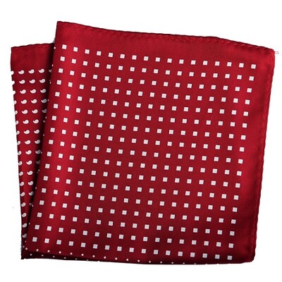 Tailor Smith muški rupčić s cvjetnim sidrom, karirane maramice s printom na točkice, poliesterske maramice, poslovni džepni kvadrat 33x33 CM