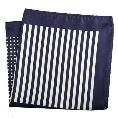 Tailor Smith muški rupčić s cvjetnim sidrom, karirane maramice s printom na točkice, poliesterske maramice, poslovni džepni kvadrat 33x33 CM