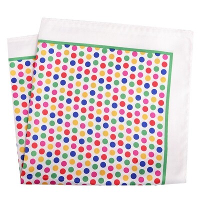 Tailor Smith muški rupčić s cvjetnim sidrom, karirane maramice s printom na točkice, poliesterske maramice, poslovni džepni kvadrat 33x33 CM