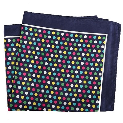 Tailor Smith muški rupčić s cvjetnim sidrom, karirane maramice s printom na točkice, poliesterske maramice, poslovni džepni kvadrat 33x33 CM