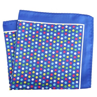 Tailor Smith muški rupčić s cvjetnim sidrom, karirane maramice s printom na točkice, poliesterske maramice, poslovni džepni kvadrat 33x33 CM