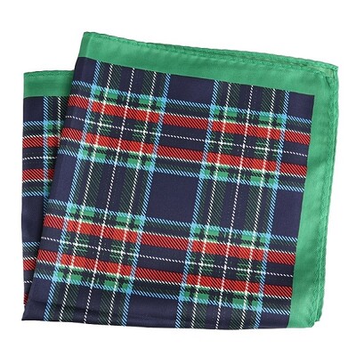 Tailor Smith muški rupčić s cvjetnim sidrom, karirane maramice s printom na točkice, poliesterske maramice, poslovni džepni kvadrat 33x33 CM
