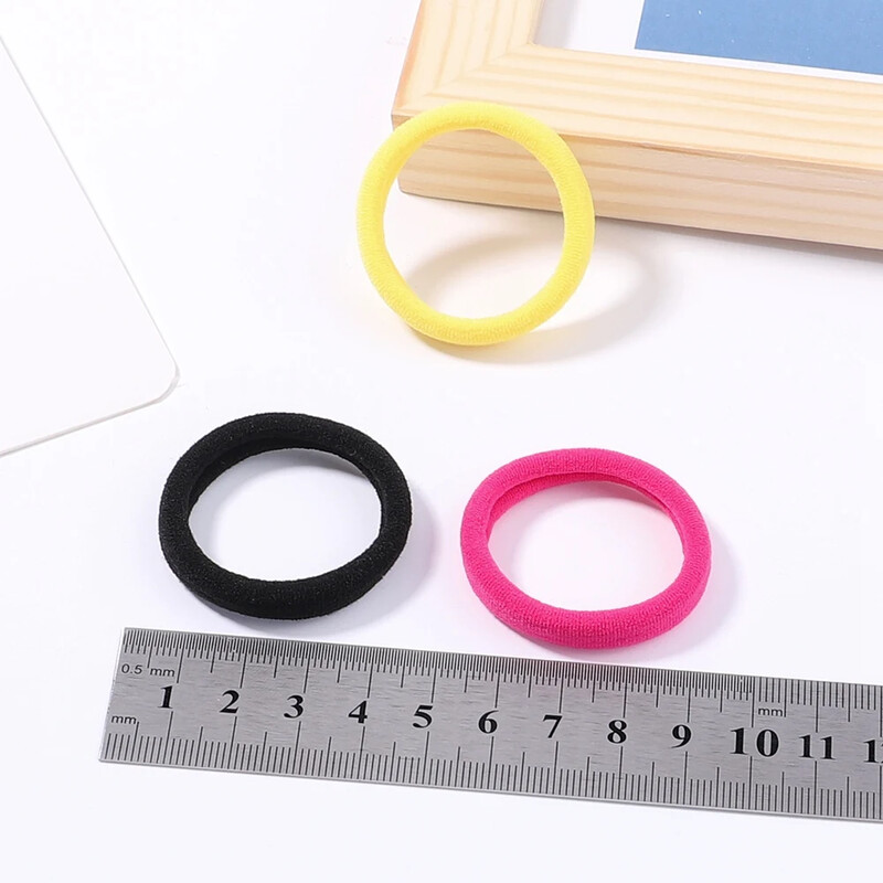 30 bucăți/set benzi elastice pentru păr fete benzi colorate din nailon din cauciuc bentiță pentru șlefuiuri femei copii suport pentru coadă de cal accesorii pentru păr