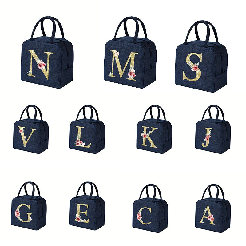 Prekogranična vanjskotrgovinska torba za piknik, praktična torba za ručak, izolirana torba za ručak, tvornica torbi s tiskanim slovima Spot veleprodaja