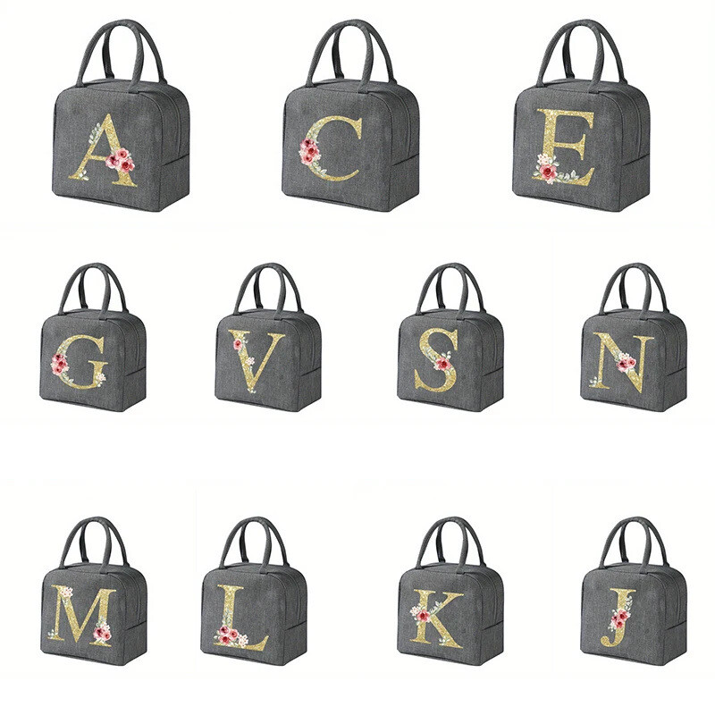 Prekogranična vanjskotrgovinska torba za piknik, praktična torba za ručak, izolirana torba za ručak, tvornica torbi s tiskanim slovima Spot veleprodaja