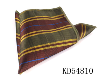 Novi prugasti džepni kvadrat za muškarce Peisley prsni ručnik Vjenčani rubac Džentlmenske maramice Muški rupčić Odijela Džepni ručnik