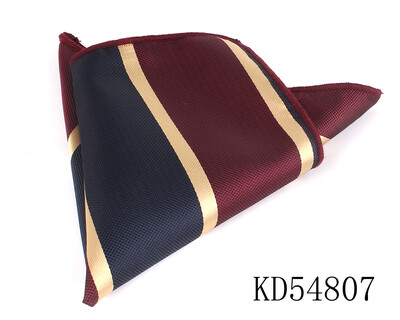 Novi prugasti džepni kvadrat za muškarce Peisley prsni ručnik Vjenčani rubac Džentlmenske maramice Muški rupčić Odijela Džepni ručnik