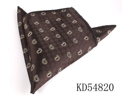 Novi prugasti džepni kvadrat za muškarce Peisley prsni ručnik Vjenčani rubac Džentlmenske maramice Muški rupčić Odijela Džepni ručnik