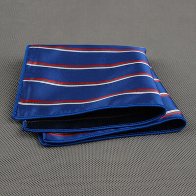 Luksuzni četvrtasti džepni rupčić Muški rupčić s točkastim prugama Maramice s cvjetnim printom Poliesterski poslovni šal za grudi