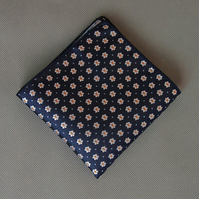 Luksuzni četvrtasti džepni rupčić Muški rupčić s točkastim prugama Maramice s cvjetnim printom Poliesterski poslovni šal za grudi