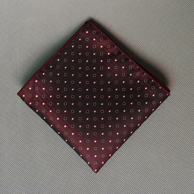 Luksuzni četvrtasti džepni rupčić Muški rupčić s točkastim prugama Maramice s cvjetnim printom Poliesterski poslovni šal za grudi