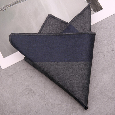 Muški svileni džepni kvadrat od 23 cm, smeđe crvene pruge, poslovni rupčić, mekana maramica, dodaci za odijelo za svatove, kravata, ručnik za prsa