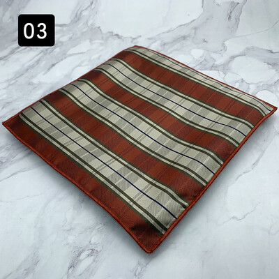 2024 г. Нова мода Шал с джобни квадратни райета на точки Мъжка официална рокля Носна кърпа Аксесоари за костюм за сватбено тържество