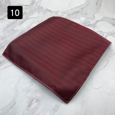 2024 г. Нова мода Шал с джобни квадратни райета на точки Мъжка официална рокля Носна кърпа Аксесоари за костюм за сватбено тържество