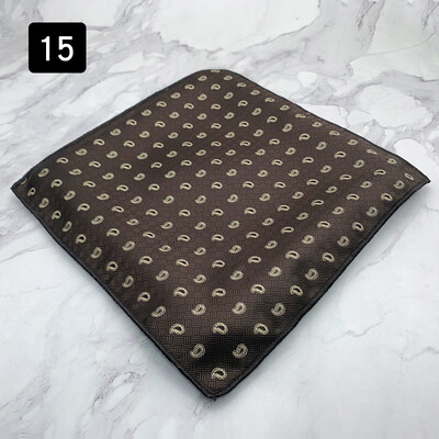 2024 г. Нова мода Шал с джобни квадратни райета на точки Мъжка официална рокля Носна кърпа Аксесоари за костюм за сватбено тържество