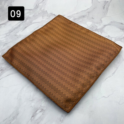 2024 г. Нова мода Шал с джобни квадратни райета на точки Мъжка официална рокля Носна кърпа Аксесоари за костюм за сватбено тържество