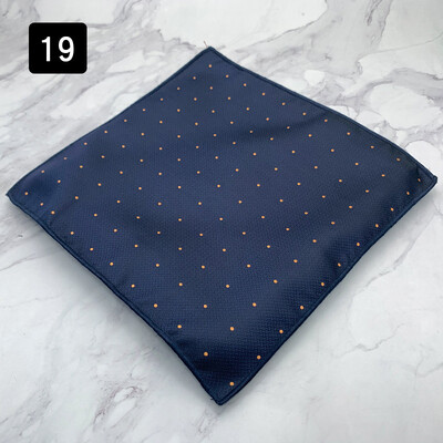 2024 г. Нова мода Шал с джобни квадратни райета на точки Мъжка официална рокля Носна кърпа Аксесоари за костюм за сватбено тържество