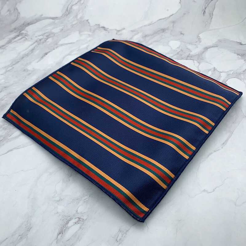 2024 г. Нова мода Шал с джобни квадратни райета на точки Мъжка официална рокля Носна кърпа Аксесоари за костюм за сватбено тържество