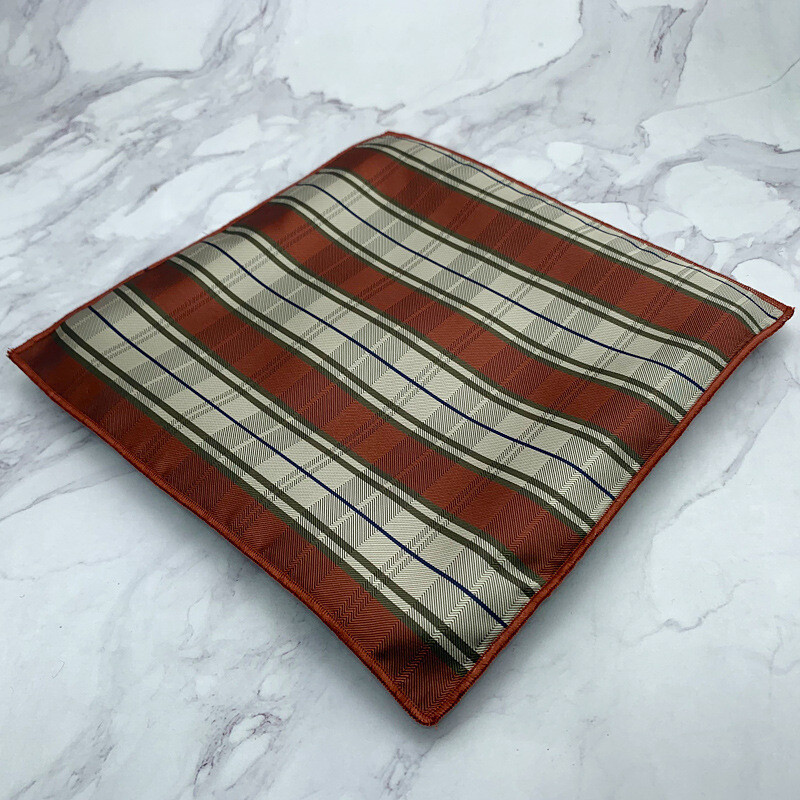 2024 г. Нова мода Шал с джобни квадратни райета на точки Мъжка официална рокля Носна кърпа Аксесоари за костюм за сватбено тържество