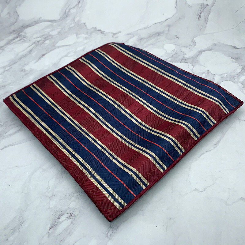 2024 г. Нова мода Шал с джобни квадратни райета на точки Мъжка официална рокля Носна кърпа Аксесоари за костюм за сватбено тържество