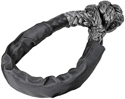 1 vnt 38000 svarų sveriantis priekabą traukiamas minkštas apkabas sintetinis lynas bekelėje, vilkimo diržas, traukimo blokas, keturratis, skirtas sugedusiam automobiliui