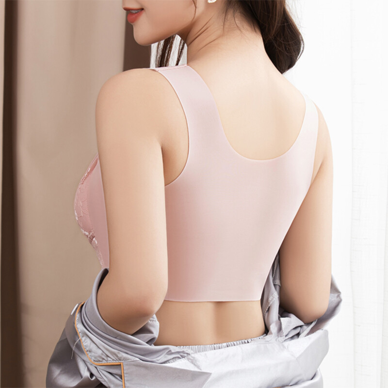 Sutien cu tricou de vară Lenjerie de corp din dantelă pentru femei Sutien push-up pentru femei Sutiene Lenjerie fără sârmă Bralette sexy fără cusături 5XL 4XL