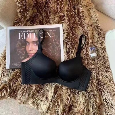 Crveno donje rublje za žene koje potiču male grudi, vjenčana mladenka, bešavno smanjenje grudi, protiv opuštanja, grudnjak bez žice