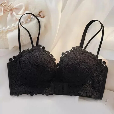 Seksi leđa bez čeličnog prstena Donje rublje Ženske male grudi skupljene Velike grudi pokazuju mali grudnjak za žene Push Visoko donje rublje