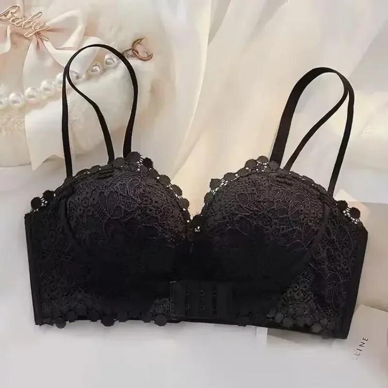 Seksi leđa bez čeličnog prstena Donje rublje Ženske male grudi skupljene Velike grudi pokazuju mali grudnjak za žene Push Visoko donje rublje