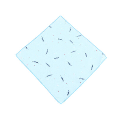 Нов стил Мъжки шалове с носни кърпи Нежни памучни носни кърпи с джобни квадратни кърпички Модни сватбени аксесоари с цветя Подарък